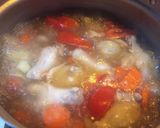 รูปขั้นตอนการทำที่ 3 ของ ซุปไก่มันฝรั่ง