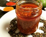 A picture of step 4 of Raw Mango Pickle with Panch Phoron Flavour.