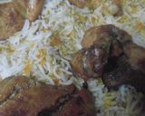 A picture of step 4 of Chicken Tikka Biryani Baghair Oil ke 😊😋.