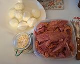 Egyszerű főtt füstölt pulykacomb🐇🐣🐇🐣🐇 recept 🐇🐣 recept fázis 3 fotója