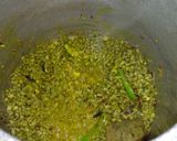 A picture of step 1 of Sprouted Magh ni kadhi.