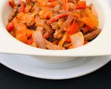 A picture of step 4 of Beef Sauce.