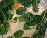 A picture of step 5 of Cheesy Spinach Eggs.