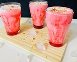 A picture of step 3 of Roohafza Lassi.