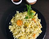 A picture of step 5 of Pappu Biyyam/Lentils Rice.