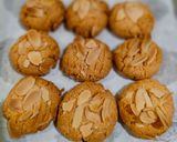 Foto langkah ke 4 dari resep Almond Cheese Cookies - Keto.