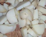 A picture of step 2 of Aloo Chana Chaat.