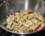 A picture of step 8 of Corn daliya upma.
