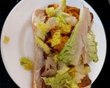 A picture of step 2 of My Sausage Sandwich 😀.