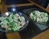 A picture of step 5 of Pasta with Bacon and Broccoli.