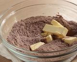 A picture of step 3 of Chocolate Scones [Eggless Recipe].