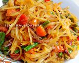 Foto langkah ke 6 dari resep Tumis Pepaya Muda.