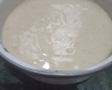 A picture of step 2 of POACHED PEAR and GINGER BREAD.