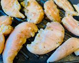 A picture of step 3 of Cucumber Salad with Air Fryer Chicken.