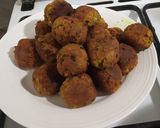 A picture of step 3 of Kacha Kolar Kofta curry/ Plantain Kofta Curry.