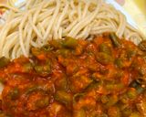 Foto del paso 6 de la receta Espaguetis con judías verdes