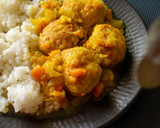 Foto del paso 12 de la receta: Arroz con albóndigas de pollo al curry sin gluten y sin leche (Thermomix)