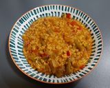Foto del paso 4 de la receta Arroz con presa y espárragos
