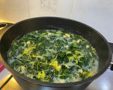 A picture of step 4 of Tuscan Kale, Chickpea, and Cannellini Bean Soup.