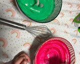 Foto del paso 4 de la receta: Tortitas americanas rosas para cumple 3 de Carmen 🧚🏻‍♀️🦄🎂