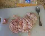 Foto del paso 4 de la receta: Spaghetti de calabacín berenjena y bacon ahumado
