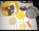 A picture of step 1 of Lemon chocolate cake.