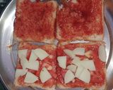 A picture of step 1 of Cheese sandwich.