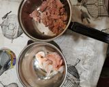 Foto del paso 1 de la receta: Salsa keto de atún y camarón