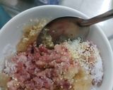 Hình bước làm 2 của món Canh rau tần ô thịt băm
