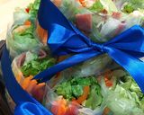Foto langkah ke 8 dari resep Salad Roll jadi Cake Ulangtahun 🥗 🎂.