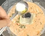A picture of step 4 of Tandoori Mayo sandwich.