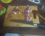 Foto del paso 1 de la receta: Ropa vieja de pulpo con alioli express