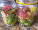 A picture of step 3 of Tangy lime pickle.