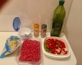 Foto del paso 1 de la receta Tortilla de carne picada y queso de Marruecos🇲🇦