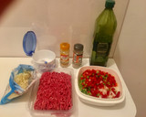 Foto del paso 1 de la receta: Tortilla de carne picada y queso de Marruecos🇲🇦
