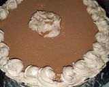 A picture of step 8 of Polka Dot Chocolate Icing cake.
