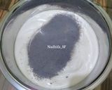 Foto langkah ke 3 dari resep Bolu Ketan Hitam Keju Lumer.