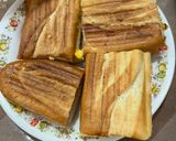 Gambar langkah 6 resipi Roti Bakar Telur (R365).