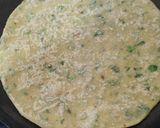 A picture of step 3 of Thepla (Methi Thepla).