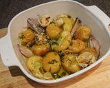 A picture of step 8 of Roasted Herby Potatoes.
