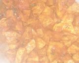 A picture of step 4 of Fried stewed nduma(arrow roots)😋😋.