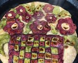 A picture of step 8 of Kele,spinach,beetroot quinoa,oatmeal paratha.