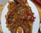 Pas rețetă Mușchi de vită la cuptor cu legume și ceapă caramelizată 1 fotografie