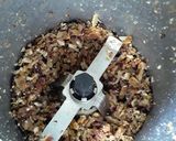 A picture of step 1 of Dry dates kaju chocolate.