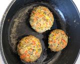 A picture of step 6 of Sweet Potato & Mung Bean Bran Cakes.