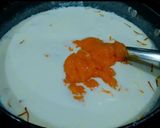 A picture of step 2 of Mango Phirni.