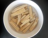 Hình bước làm 1 của món Soup udon | Món chay đơn giản