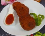 চিকেন শামি কাবাব (chicken shami kebab recipe in Bengali) রেসিপি ধাপ - 9 ছবি