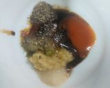 A picture of step 3 of Paneer satay stick restaurant style.