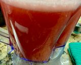 A picture of step 5 of Watermelon and Rosemary Lemonade - Aguas Frescas!.